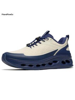 Womens Walking Sneakers Quicklace Mesh Cushioned Wide Athletic Shoes
